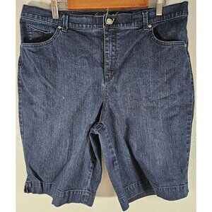 Gloria Vanderbilt Womens Denim Shorts 16W All-Around Slimming Effect